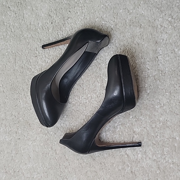 POUR LA VICTORIE platform leather stilettos size 8 - Picture 2 of 16